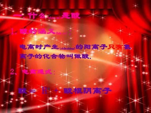 九年级科学上册 第二节 探索酸的性质课件