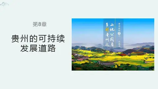 08第八章贵州的可持续发展道路
