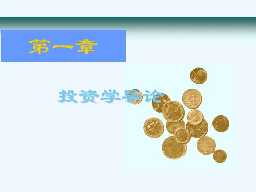 投资学第1章 (2)全