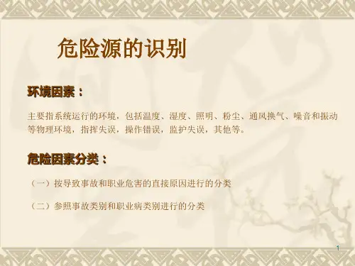 环境因素识别作业现场安全培训