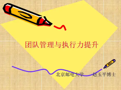 团队管理和执行力管理(ppt 77页)