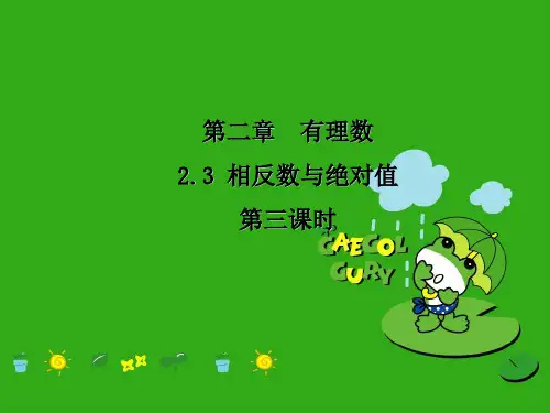 《相反数与绝对值》PPT课件 (公开课获奖)2022年青岛版 (6)
