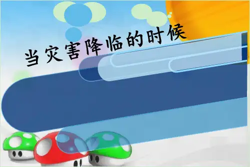六年级下册品德与社会课件-2.3当灾难降临的时候 人教新课标 (共26张PPT)