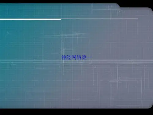神经网络第一讲课文档