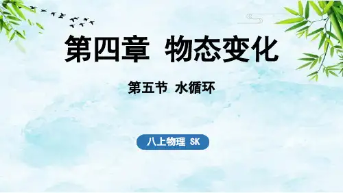 第五节 水循环八年级上册物理苏科版