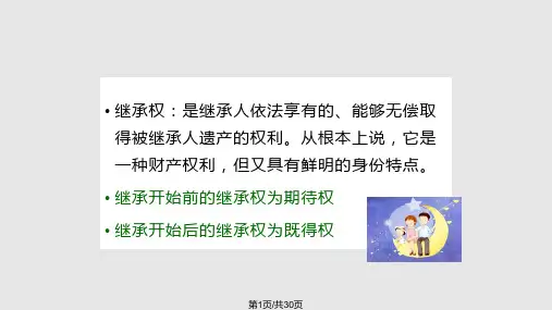 继承法pptPPT课件