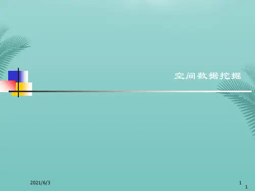 空间数据挖掘(精选优秀)PPT