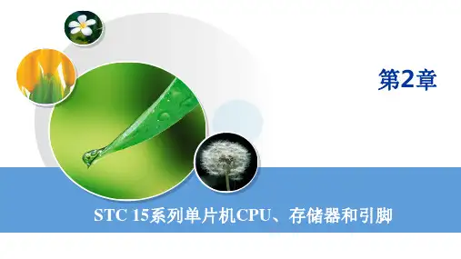 单片机原理与应用 第3版课件-STC15系列单片机CPU、存储器和引脚