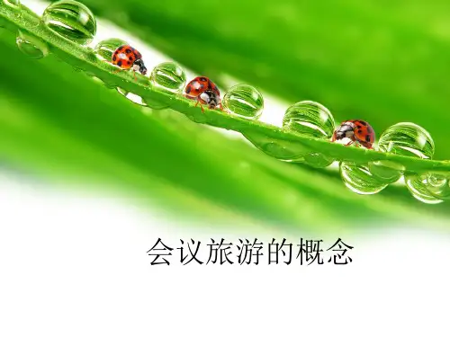 会议旅游的概念