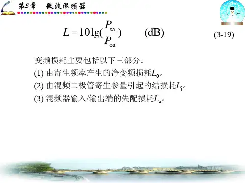 第四讲微波溷频器技术指标