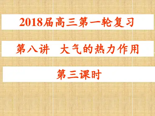 高三一轮复习大气的水平运动 ppt课件
