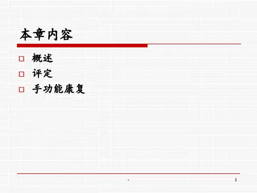 手功能康复修改PPT课件