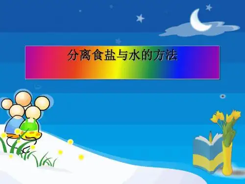 《分离食盐与水的方法》溶解PPT课件4