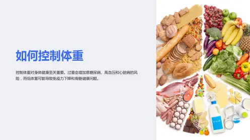 《如何控制体重》课件