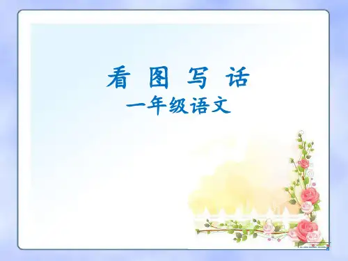 参赛微课——看图写话