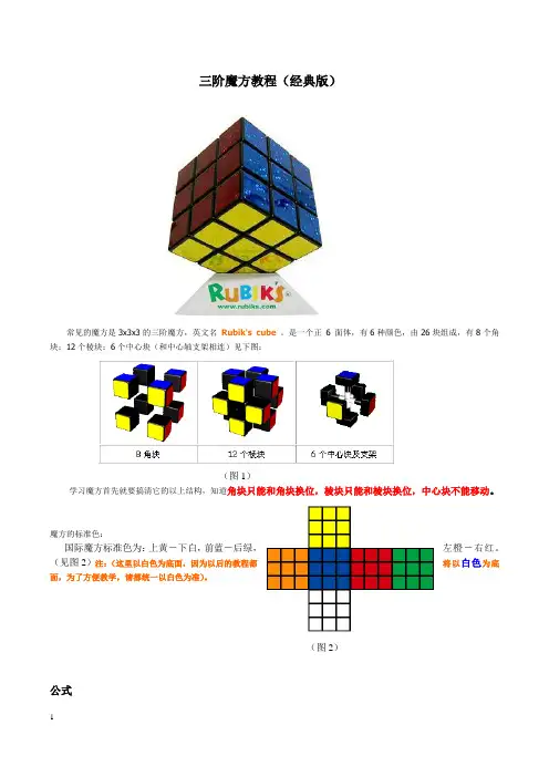 魔方公式图解(经典版)