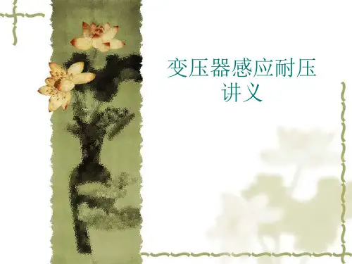 变压器感应耐压讲义全