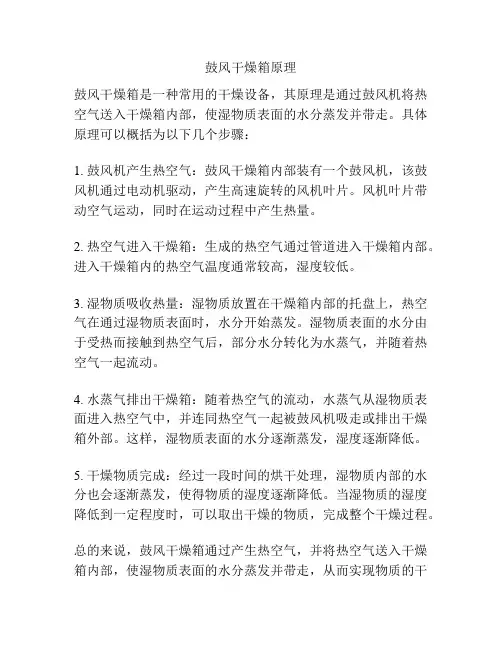 鼓风干燥箱原理