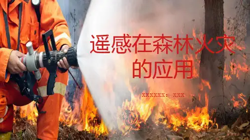 遥感在森林火灾的应用