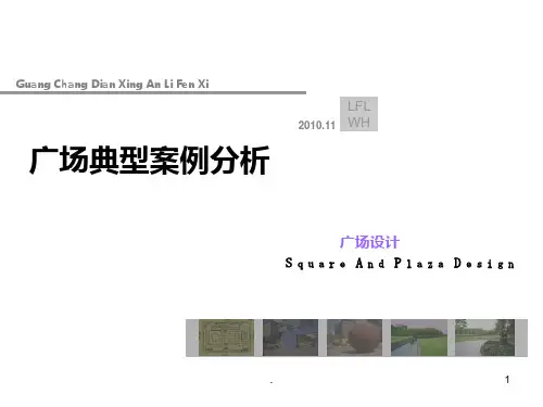 欧洲广场典型案例分析PPT课件