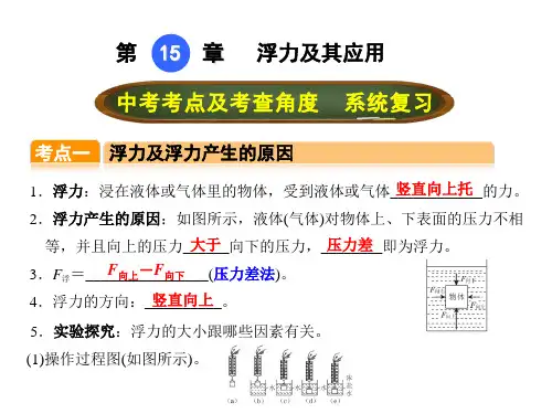 第十五章-浮力及其应用(共32张PPT)