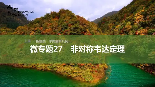 微专题27-非对称韦达定理可编辑全文