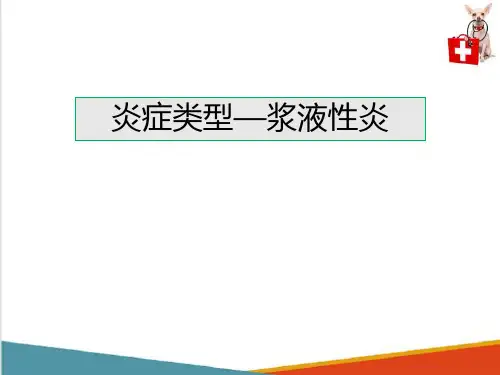 动物炎症—渗出性炎(动物病理学课件)
