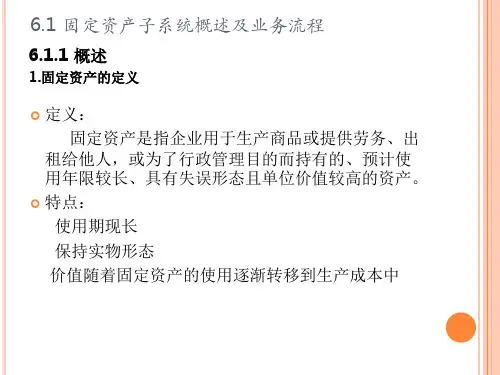 固定资产子系统