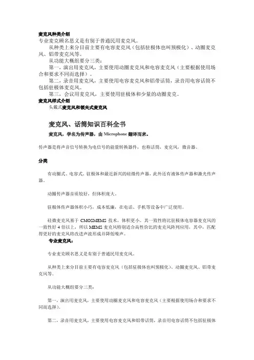 麦克风分类 (2)