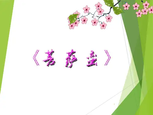 《菩萨蛮》(课件)23张高教版语文拓展模块