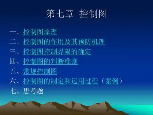 第七章  控制图