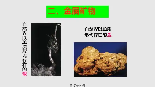 金属矿物铁的冶炼课件.pptx