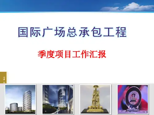 超高层施工项目季度综合检查汇报资料