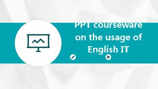 《英语it的用法》课件