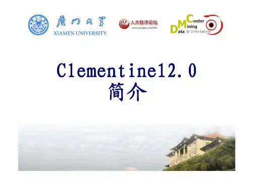 数据挖掘与clementine简介