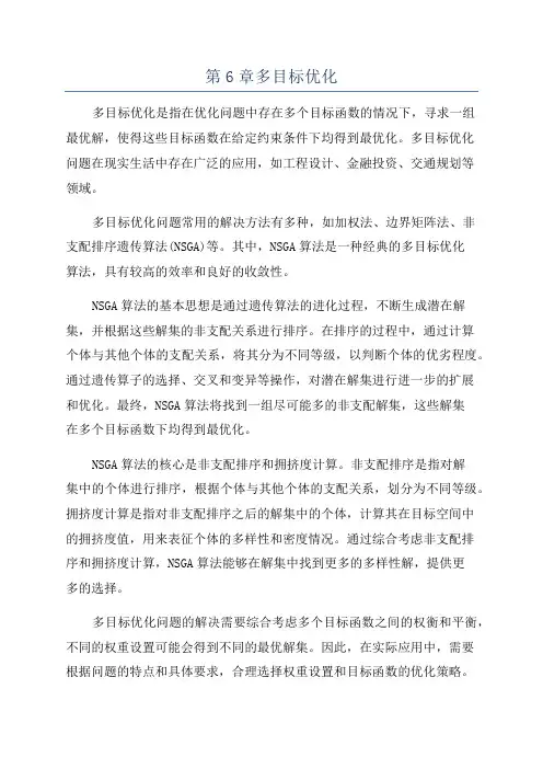 第6章多目标优化