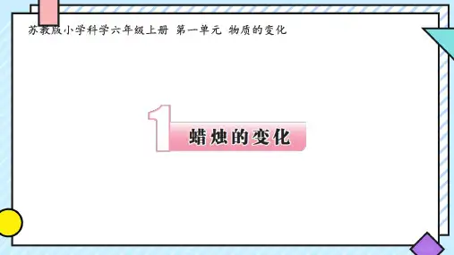 蜡烛的变化ppt课件