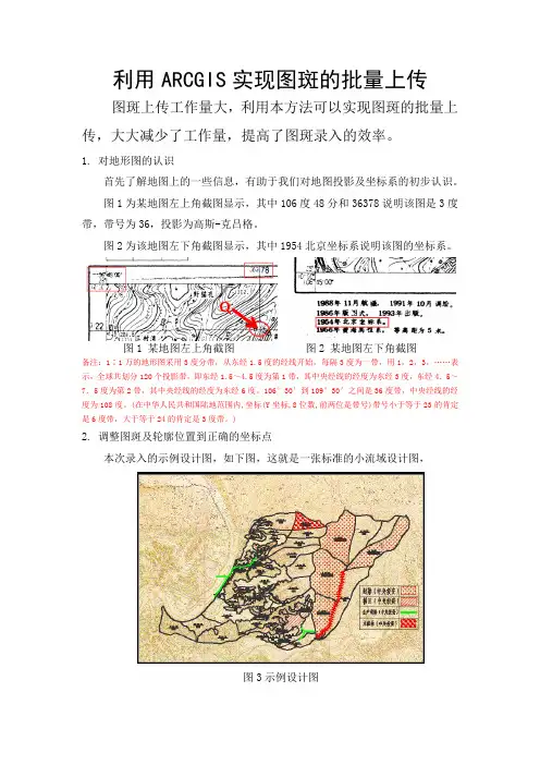 用ARCGIS实现批量上传到国家水土保持重点工程项目管理系统