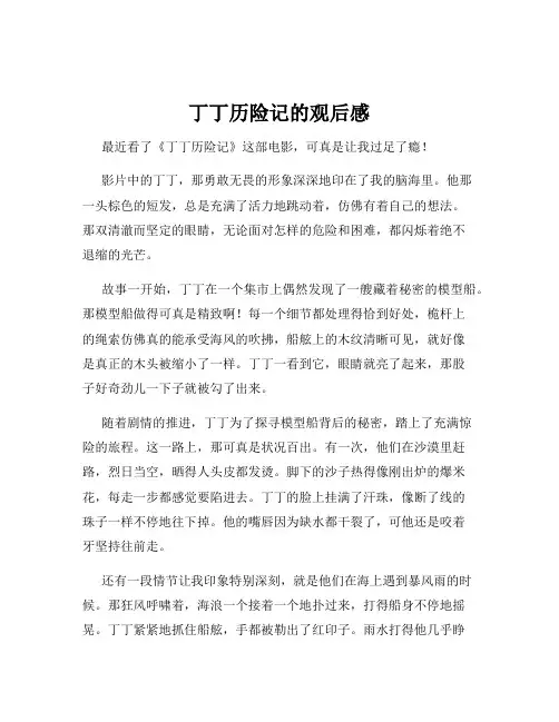 丁丁历险记的观后感