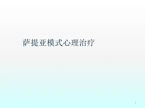 萨提亚模式心理治疗工具ppt课件