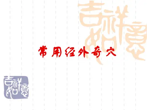 常用经外奇穴课件
