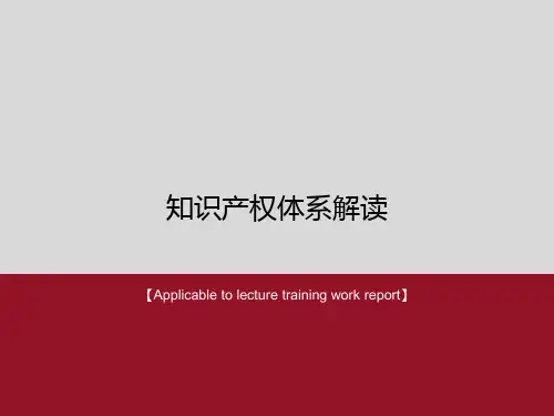 《知识产权体系解读》PPT模板