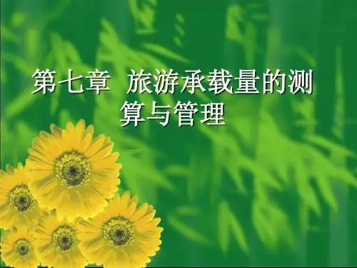 旅游技术经济概论第07章