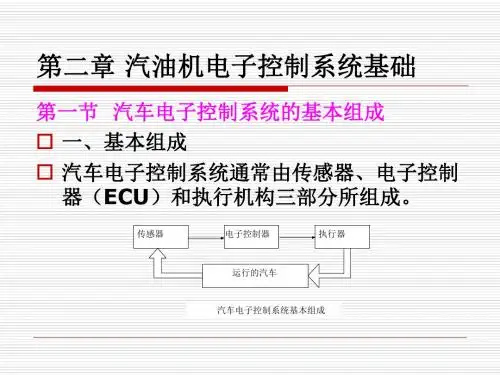 模块二汽油机电子控制系统基础
