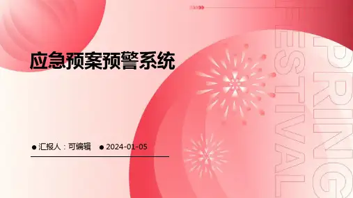 应急预案预警系统