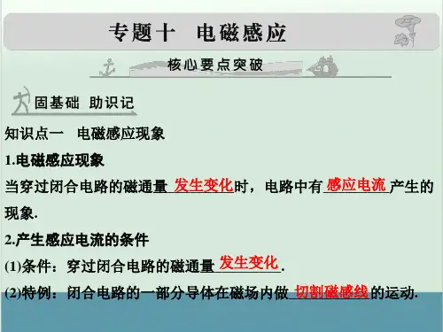 高中物理高考 高考物理一轮复习专题课件 专题10+电磁感应(全国通用)