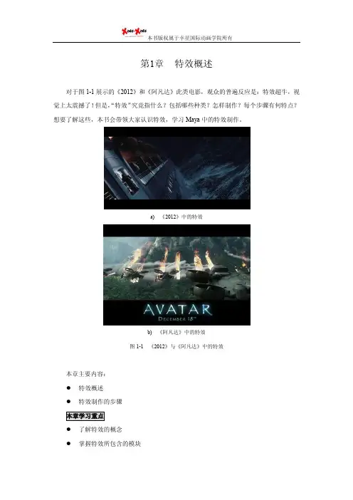 maya特效教程：特效概述