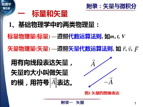 附录-矢量和微积分初步PPT课件一等奖新名师优质课获奖比赛公开课