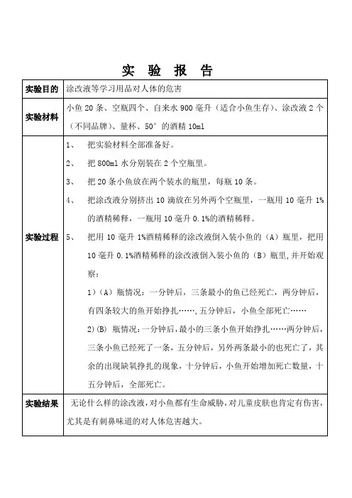 实  验  报  告