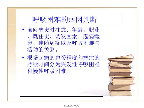 呼吸困难分级